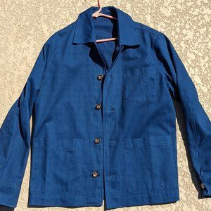 Vtg French CHORE JACKET M. barn utility italy usa western carhartt levis shirt